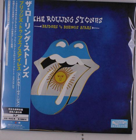 The Rolling Stones: Bridges To Buenos Aires (Limited Edition) (Colored Vinyl) (Non Japan-made Disc), 3 LPs