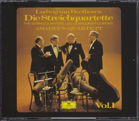 Ludwig van Beethoven (1770-1827): Streichquartette Vol.1 (SHM-SACD), 3 Super Audio CDs Non-Hybrid