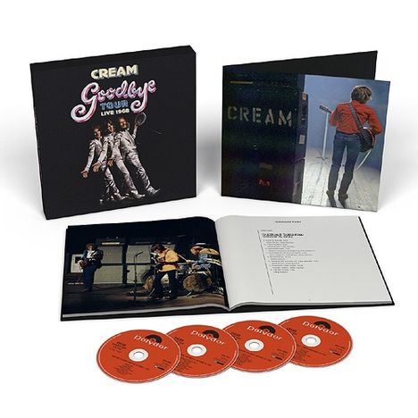 Cream: Goodbye Tour Live 1968 (SHM-CDs), 4 CDs und 1 Buch