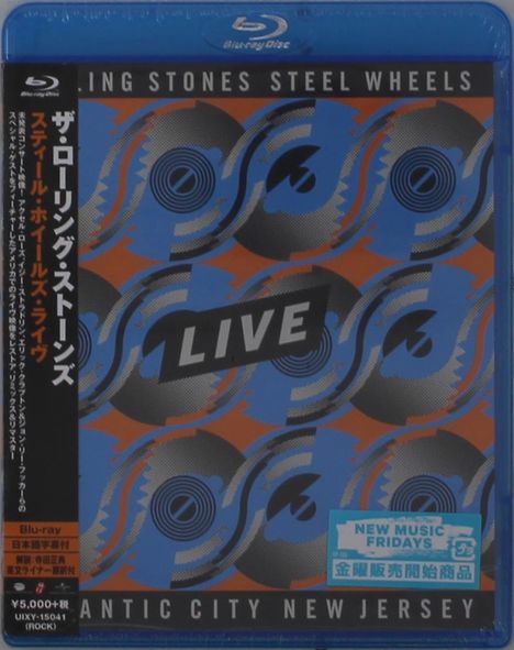 The Rolling Stones: Steel Wheels Live, Blu-ray Disc