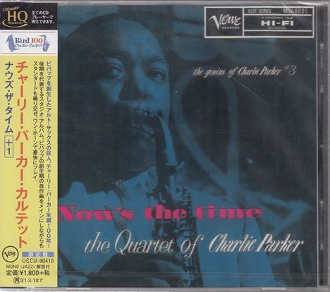 Charlie Parker (1920-1955): Now's The Time (UHQ-CD), CD