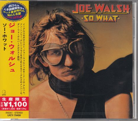 Joe Walsh: So What, CD