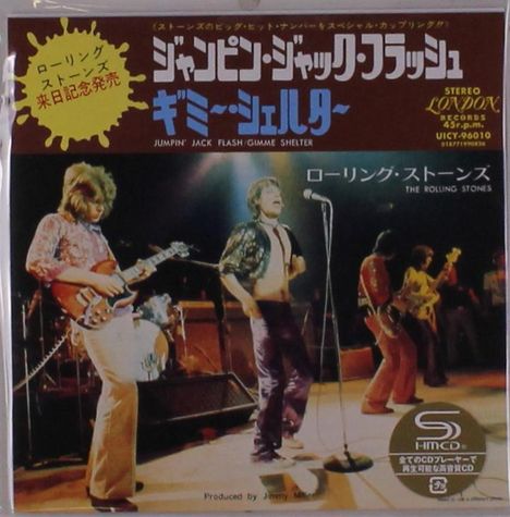 The Rolling Stones: Jumpin' Jack Flash / Gimme Shelter (SHM-CD) (7" Package), Single-CD