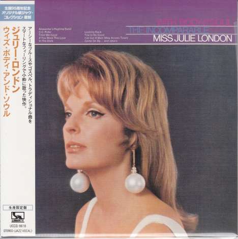 Julie London: With Body &amp; Soul (Papersleeve), CD