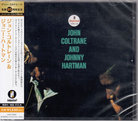 John Coltrane &amp; Johnny Hartman: John Coltrane And Johnny Hartman, CD