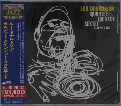Lou Donaldson (geb. 1926): Quartet / Quintet / Sextet, CD