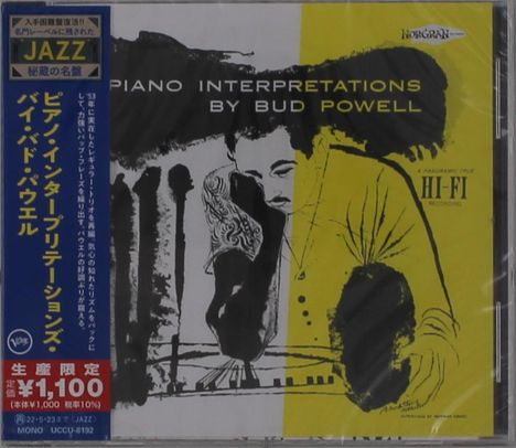 Bud Powell (1924-1966): Piano Interpretations, CD
