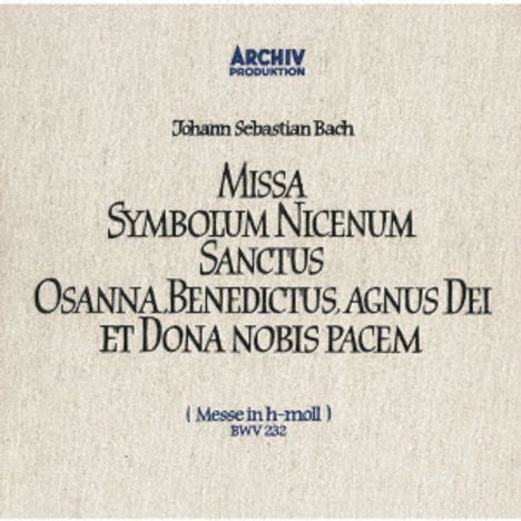 Johann Sebastian Bach (1685-1750): Messe h-moll BWV 232 (SHM-CD), 1 CD und 1 Super Audio CD Non-Hybrid