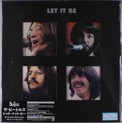 The Beatles: Let It Be (50th Anniversary) (180g) (Limited Deluxe Edition), 4 LPs, 1 Single 12" und 1 Buch