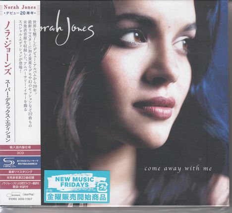 Norah Jones (geb. 1979): Come Away With Me (20th Anniversary) (Limited Deluxe Edition) (SHM-CD) (Digibook), 3 CDs