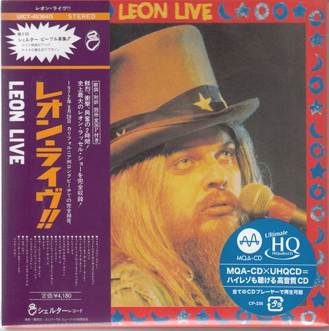 Leon Russell: Leon Live (UHQCD / MQA-CD) (Digisleeve), 2 CDs