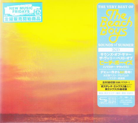 The Beach Boys: Sounds Of Summer: The Very Best Of The Beach Boys (Deluxe Edition) (60th Anniversary Edition) (SHM-CD) (Digipack), 3 CDs