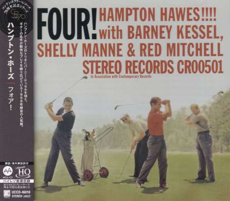 Hampton Hawes (1928-1977): Four! (UHQCD/MQA-CD) (Reissue) (Limited Edition) (Stereo), CD