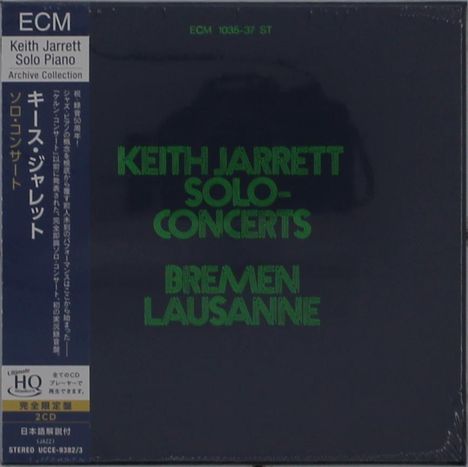 Keith Jarrett (geb. 1945): Solo Concerts Bremen / Lausanne 1973 (UHQ-CDs), 2 CDs