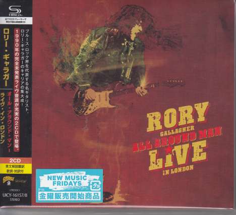 Rory Gallagher: All Around Man: Live In London 1990 (SHM-CDs) (Digipack), 2 CDs