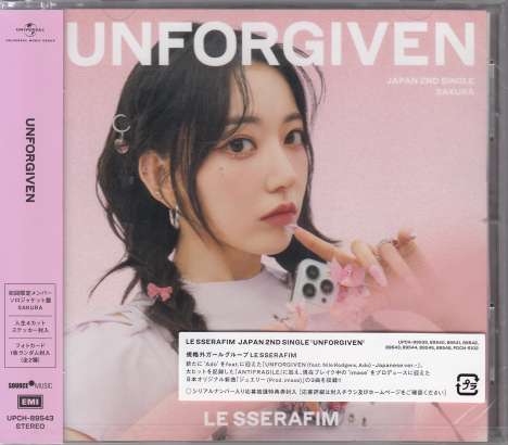 Le Sserafim: Unforgiven (Member Solo Jacket Edition) (Sakura), Maxi-CD