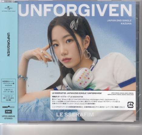 Le Sserafim: Unforgiven (Member Solo Jacket Edition) (Kazuha), Maxi-CD