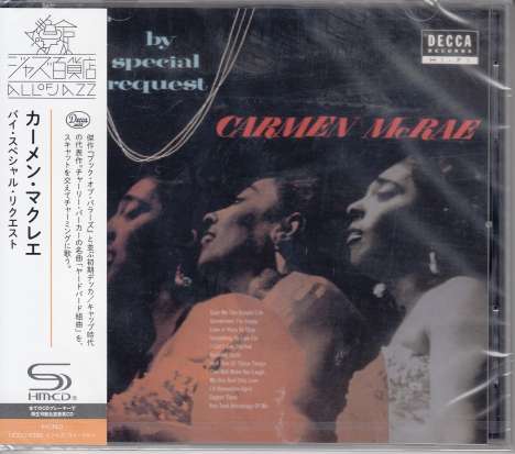 Carmen McRae (1920-1994): By Special Request (SHM-CD) [Jazz Department Store Vocal Edition], CD