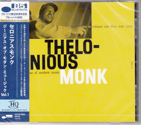 Thelonious Monk (1917-1982): Genius Of Modern Music. Vol. 1 (UHQ-CD) [Blue Note 85th Anniversary Reissue Series], CD