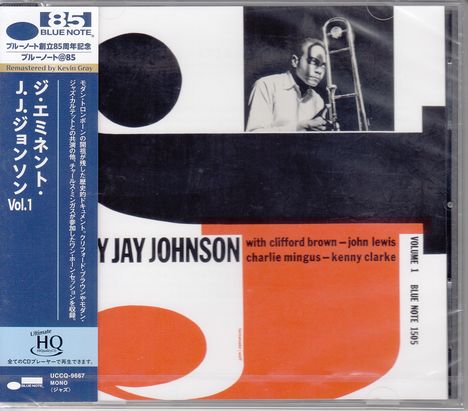 Jay Jay (J.J./James Louis) Johnson: The Eminent Jay Jay Johnson. Vol. 1 (UHQ-CD), CD