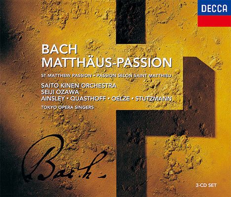 Johann Sebastian Bach (1685-1750): Matthäus-Passion BWV 244 (UHQ-CD), 3 CDs