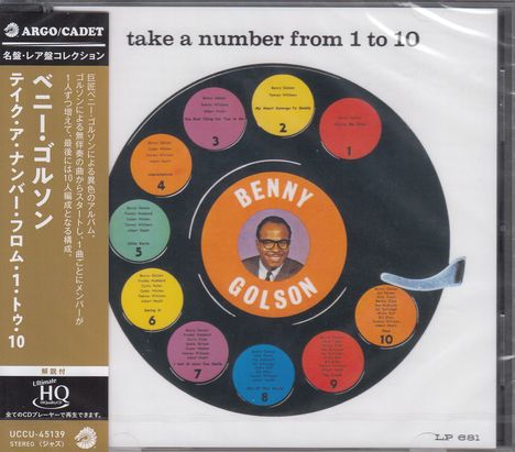 Benny Golson (1929-2024): Take A Number From 1 To 10 (UHQ-CD), CD