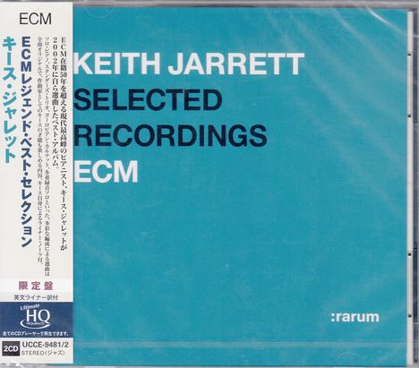 Keith Jarrett (geb. 1945): ECM Legend Best Selection (2 UHQ-CDs), 2 CDs