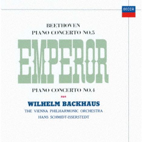 Ludwig van Beethoven (1770-1827): Klavierkonzerte Nr.4 & 5 (UHQ-CD), CD