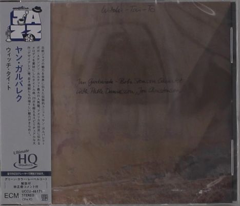 "@title – "Witchi-Tai-To". Jan Garbarek-Bobo Stenson Quartet with Palle Danielsson, Jon Christensen. Vertikale japanische Schrift.