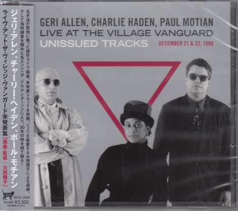 Geri Allen, Charlie Haden &amp; Paul Motian: Live At The Village Vanguard 1990 (Unissued Tracks), CD