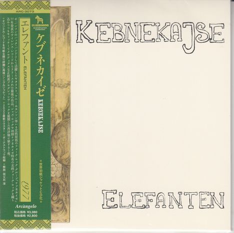 Kebnekaise: Elefanten (Papersleeve), CD