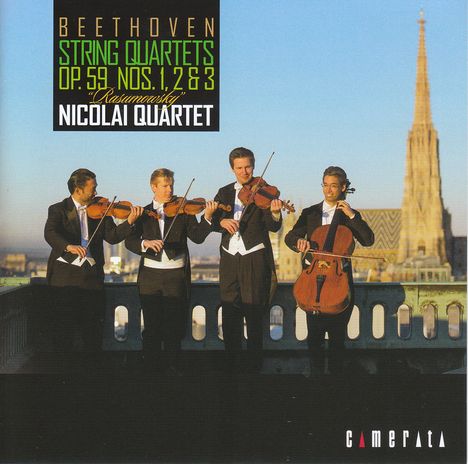 Ludwig van Beethoven (1770-1827): Streichquartette Nr.7-9, 2 CDs