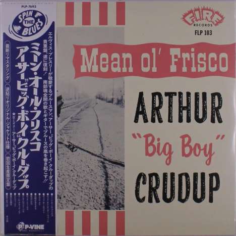 Arthur "Big Boy" Crudup: Mean Ol' Frisco (Limited Edition), LP