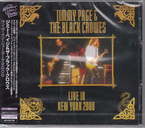 Jimmy Page &amp; The Black Crowes: Live In New York 2000, 2 CDs