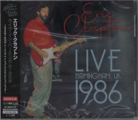 Eric Clapton (geb. 1945): Live Birmingham UK 1986, 2 CDs