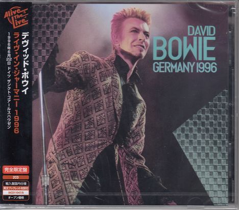 David Bowie (1947-2016): Germany 1996, 2 CDs