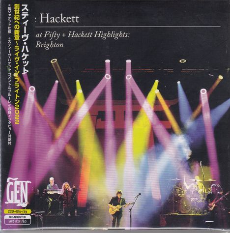 Steve Hackett (geb. 1950): Foxtrot At Fifty + Hackett Highlights: Live In Brighton (Triplesleeve), 2 CDs und 1 Blu-ray Disc