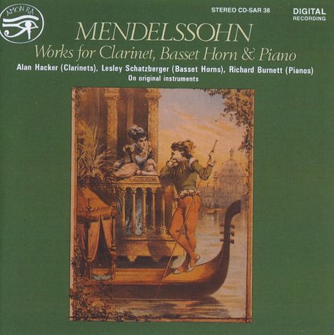 Felix Mendelssohn Bartholdy (1809-1847): Sonate f.Klarinette &amp; Klavier Es-dur, CD