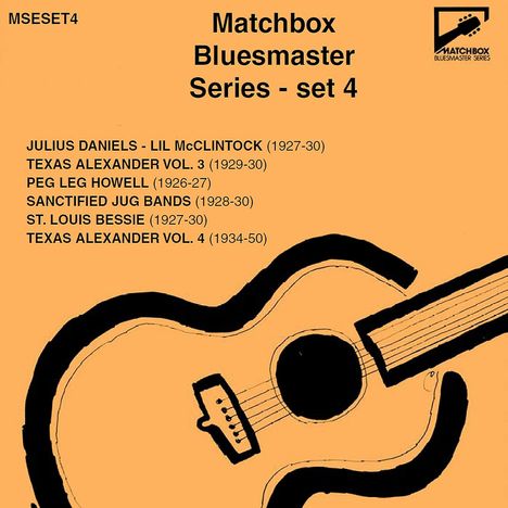 Matchbox Bluesmaster Series Vol. 4, 6 CDs