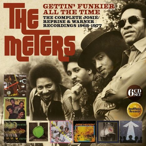 The Meters: Gettin' Funkier All The Time: The Complete Josie / Reprise &amp; Warner Recordings 1968 - 1977, 6 CDs