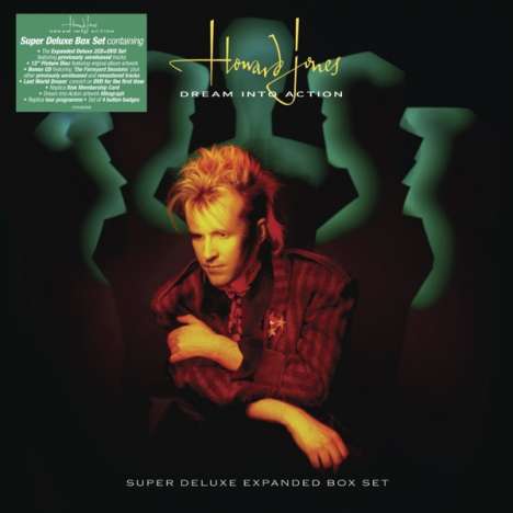Howard Jones (New Wave): Dream Into Action (Limited-Edition) (Super-Deluxe-Expanded-Box-Set) (Picture Disc), 3 CDs, 2 DVDs und 1 LP