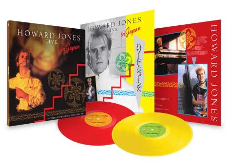 Howard Jones (New Wave): Live In Japan (remastered) (Limited Edition) (Yellow &amp; Red Vinyl), 2 LPs