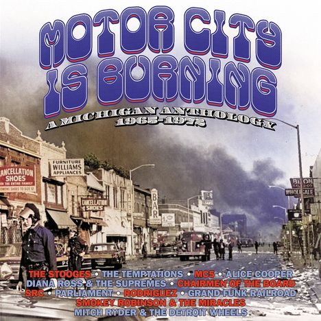 Motor City is Burning: A Michigan Anthology 1965 - 1972, 3 CDs