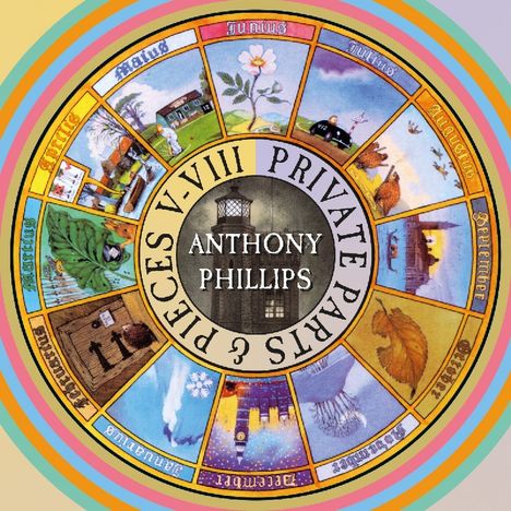 Anthony Phillips (ex-Genesis): Private Parts &amp; Pieces V - VIII, 5 CDs