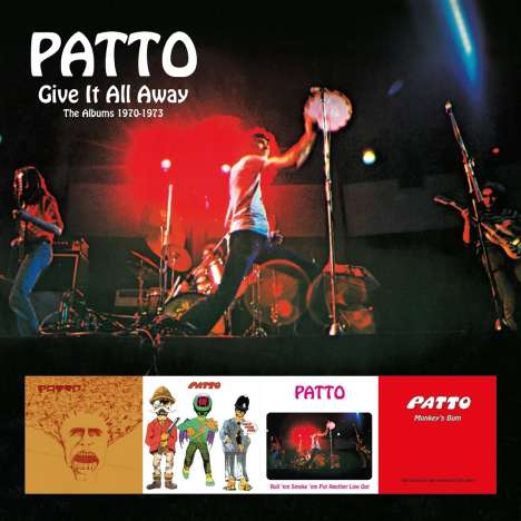Patto (UK): Give It All Away: The Albums 1970 - 1973, 4 CDs