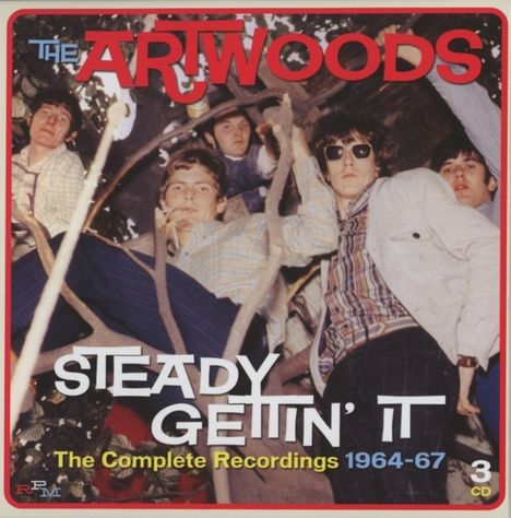 The Artwoods: Steady Gettin' It: Complete Recordings 1964 - 1967, 3 CDs