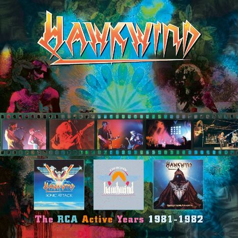 Hawkwind: The RCA Active Years 1981 - 1982, 3 CDs