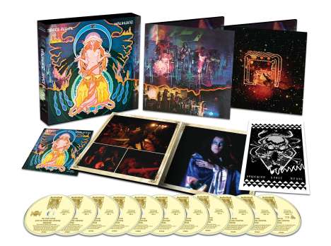 Hawkwind: Space Ritual (50th Anniversary Super Deluxe Edition), 10 CDs, 1 Blu-ray Audio und 1 Buch