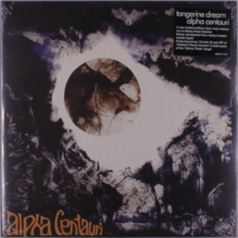 Tangerine Dream: Alpha Centauri (remastered) (Limited Edition) (Clear Vinyl), 1 LP und 1 Single 12"