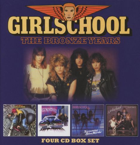 Girlschool: The Bronze Years, 4 CDs